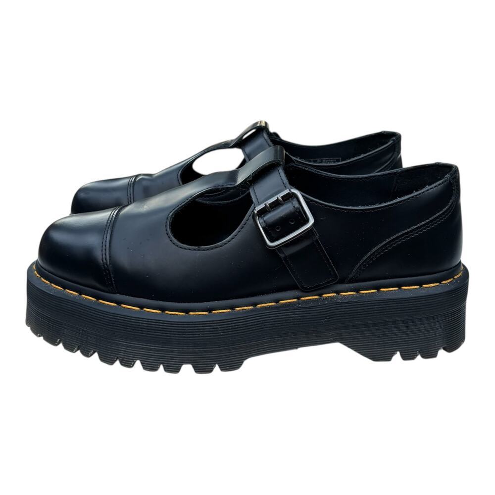 Dr Martens Bethan Smooth Leather Platform Mary Jane Shoe Women Size 11 - Picture 10 of 10